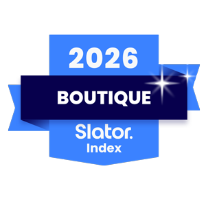 Slator Index Boutique 2026 badge